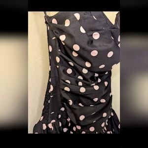 Luella Bartley Target Retro 80s Corset Bodice Polkadot Dress